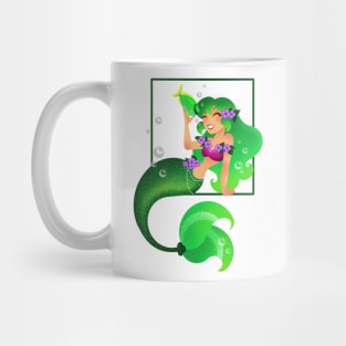 Green Mermaid Mug